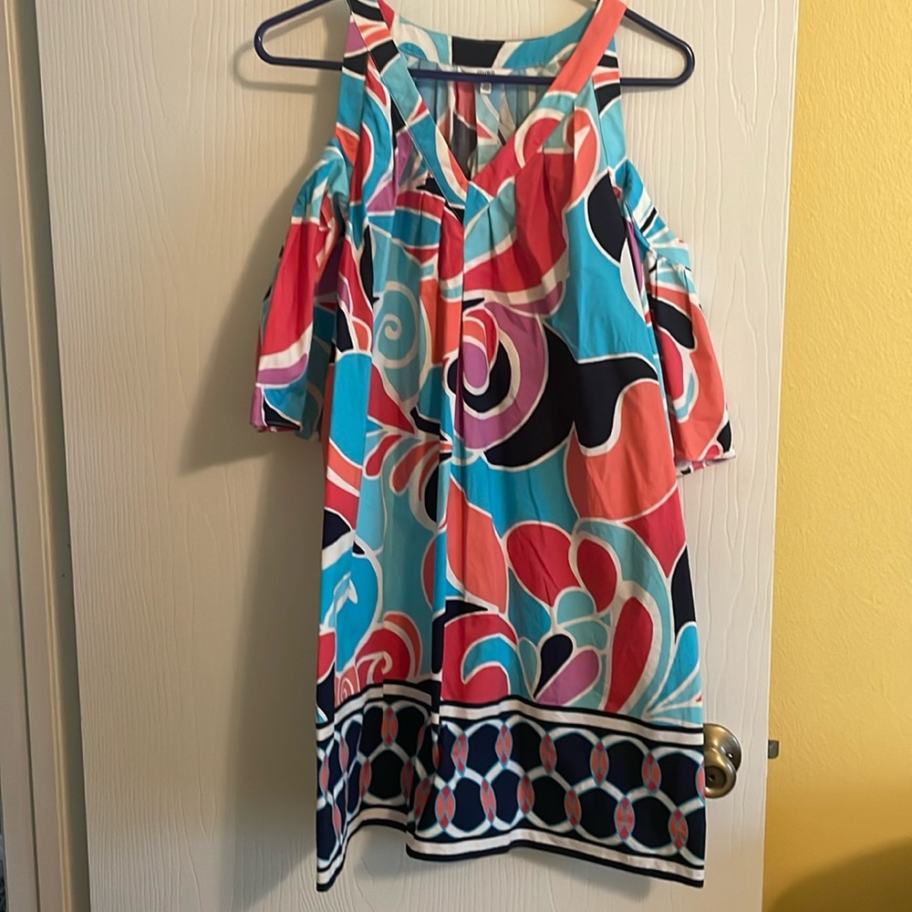 Fun and colorful Crown & Ivy dress